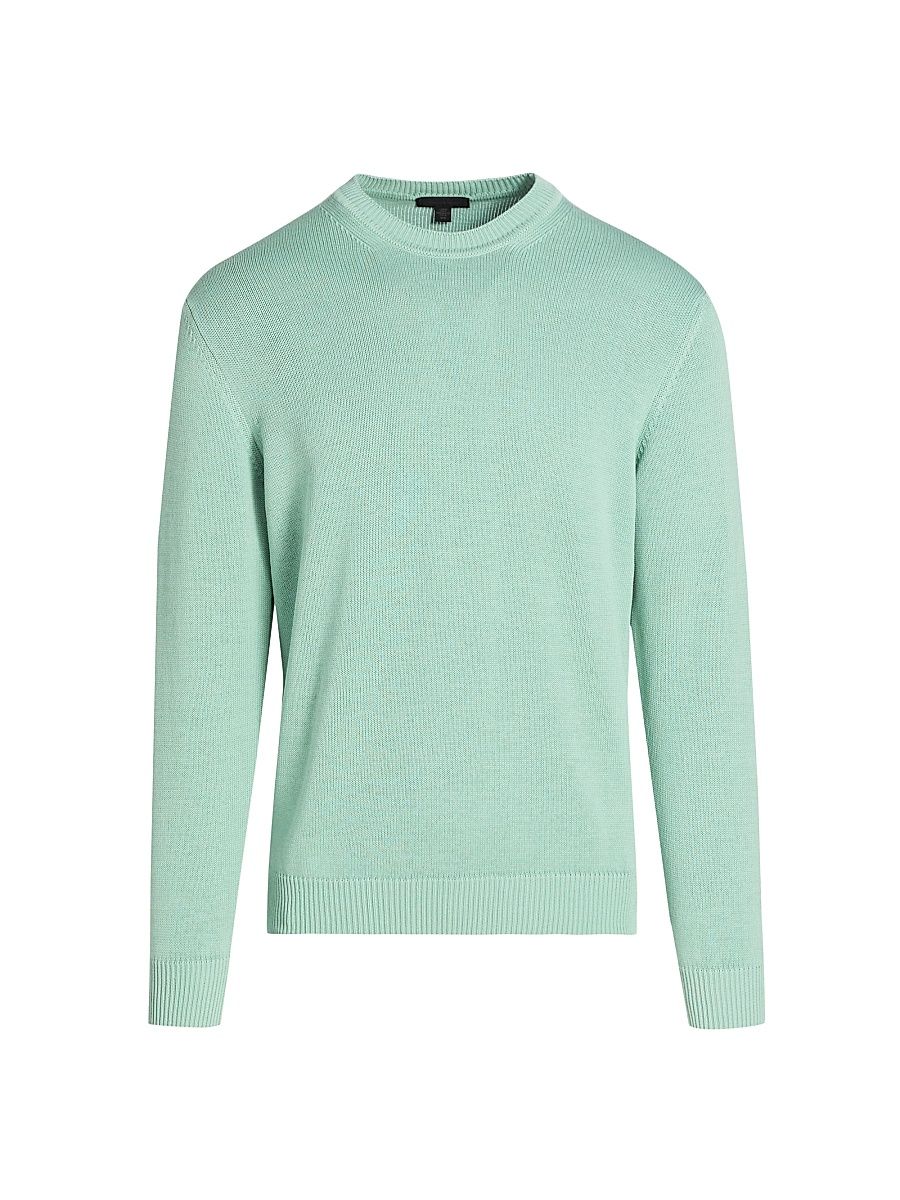 Men's Garment-Dyed Crewneck Sweater - Mint Green - Size XXL