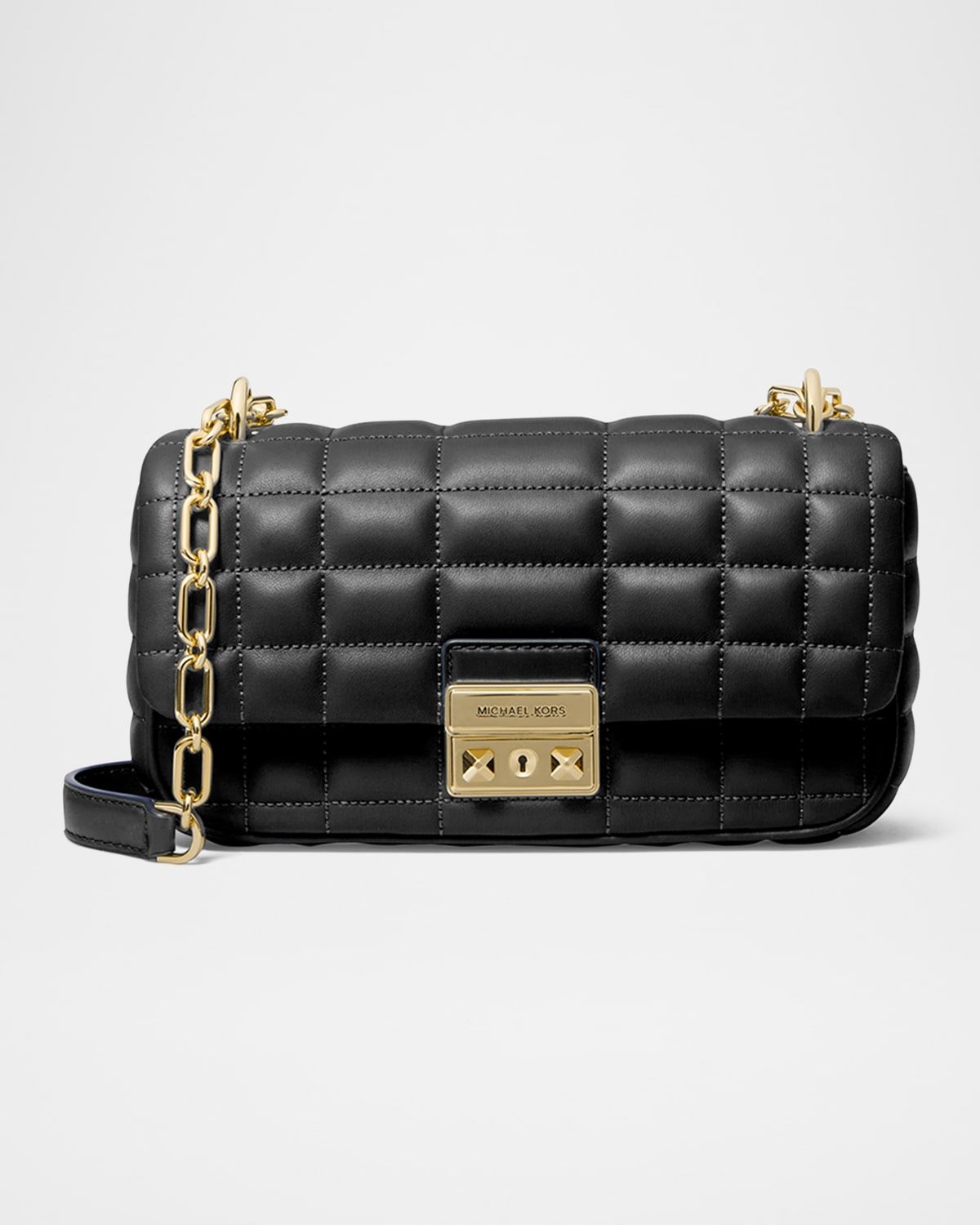 Tribeca Small Convertible Quilted Leather Shoulder Bag