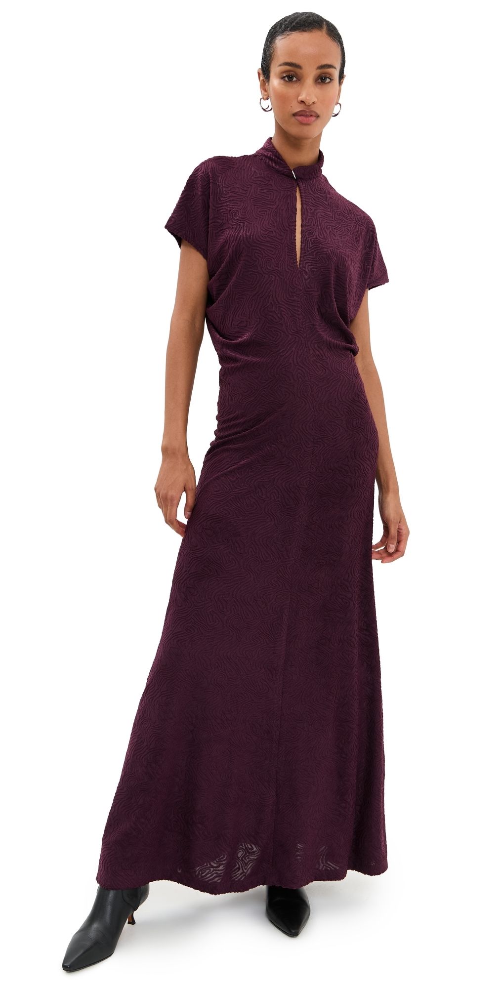 Sabina Musayev Madlen Dress Bordeaux XL