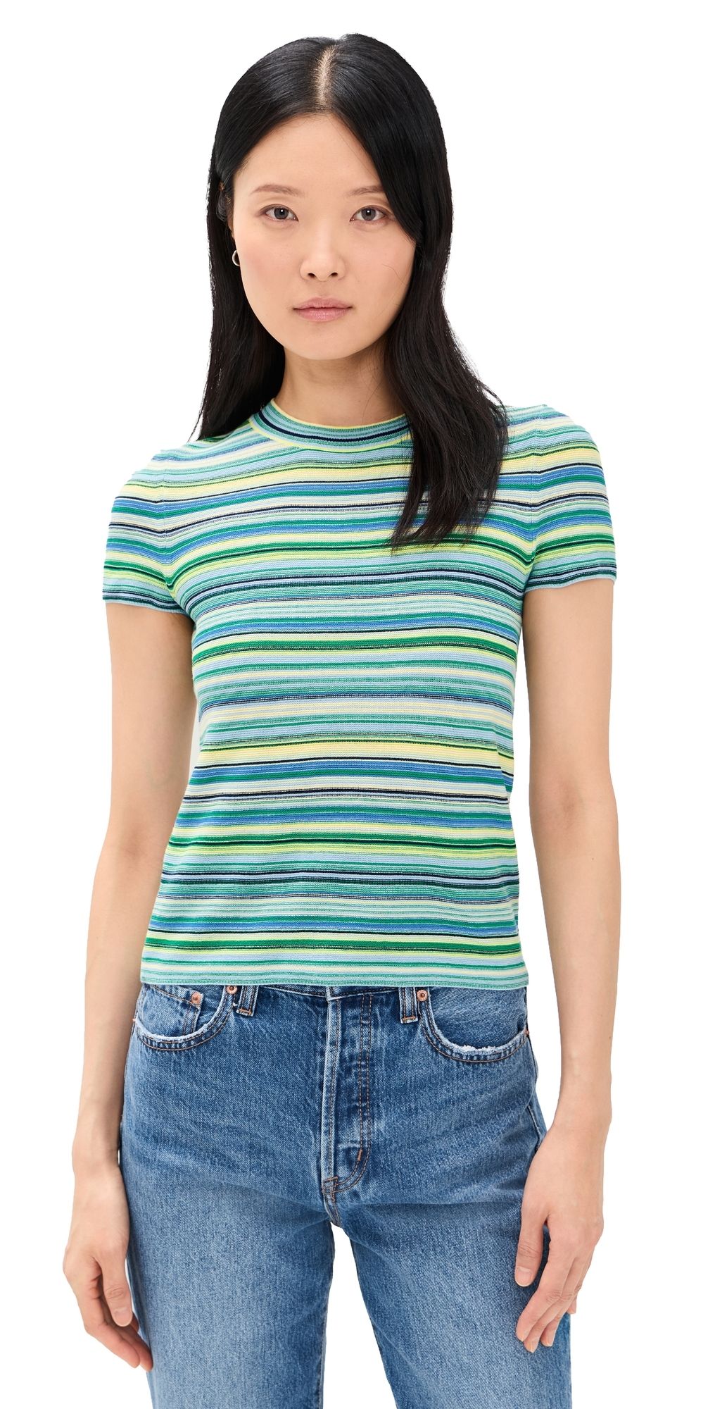 Pistola Selene Tee Blue Green Multi XS