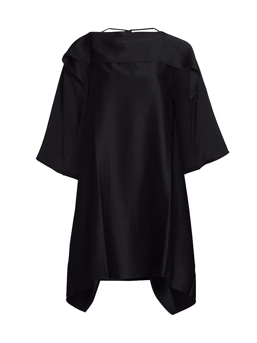 Women's Laurence Cape-Back Dress - Black - Size 10