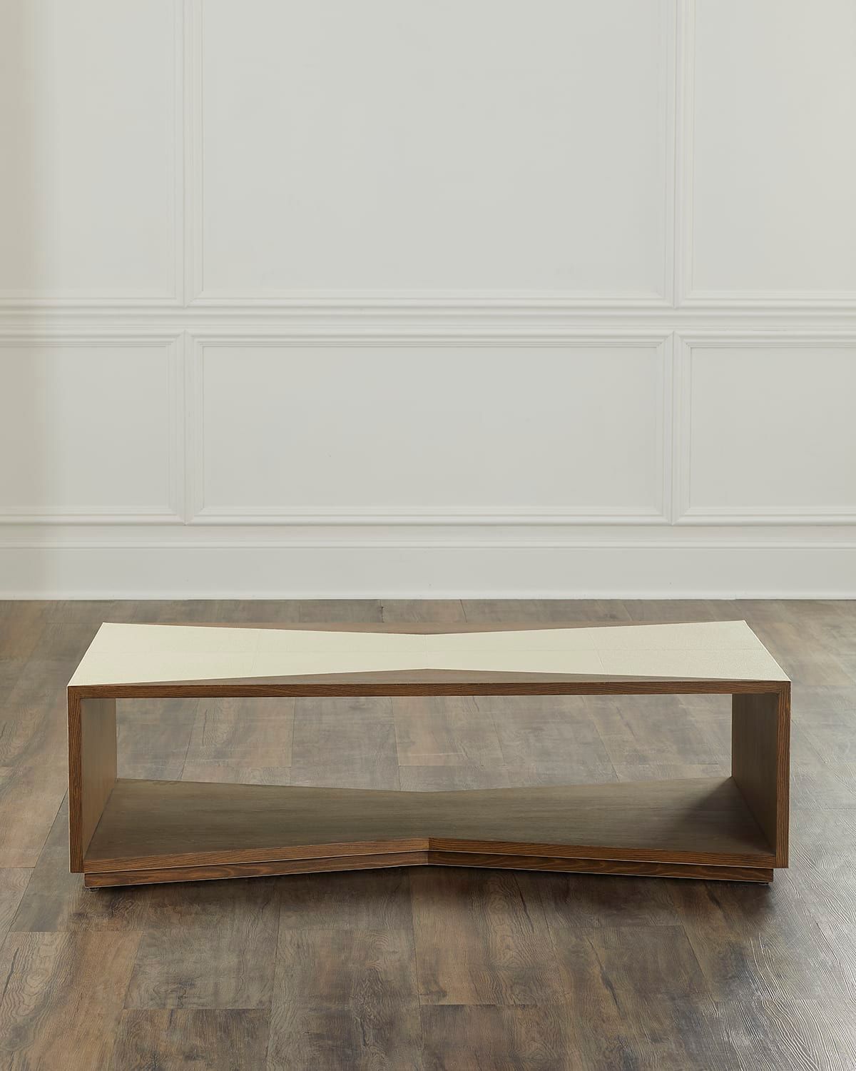 Yuki Leather Cocktail Table