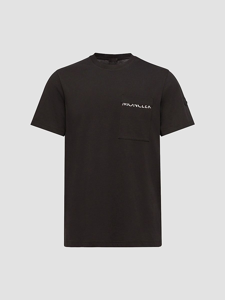 Men's Crew-Neck T-Shirt in Cotton - Black - Size XXXXL