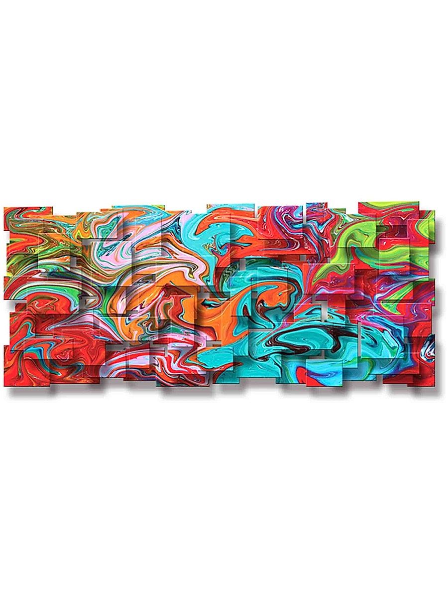 Joy Aluminum & Steel Wall Sculpture
