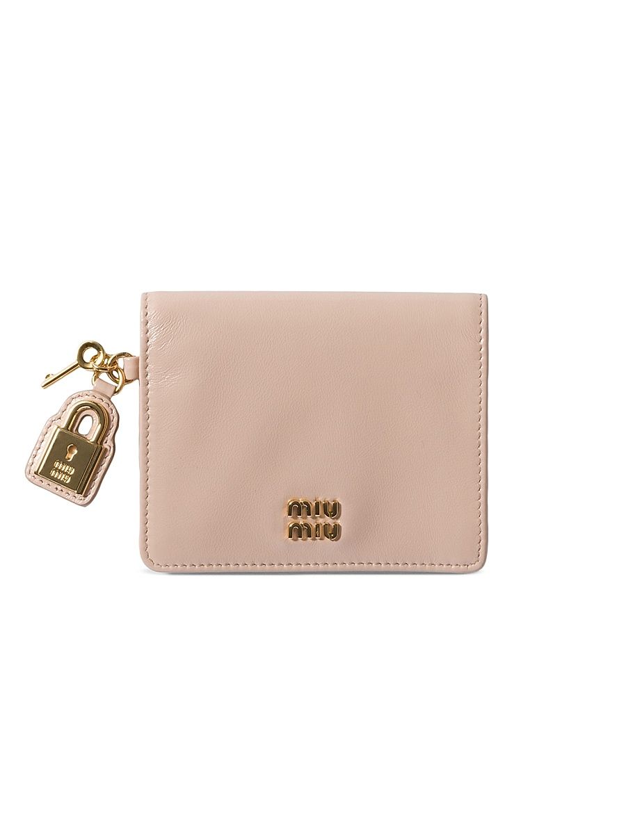 Women's Small Leather Wallet - Pink
