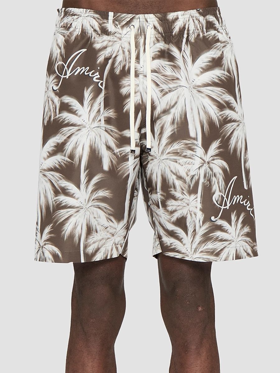 Men's Palms Swim Shorts - Tobacco - Size XXXL