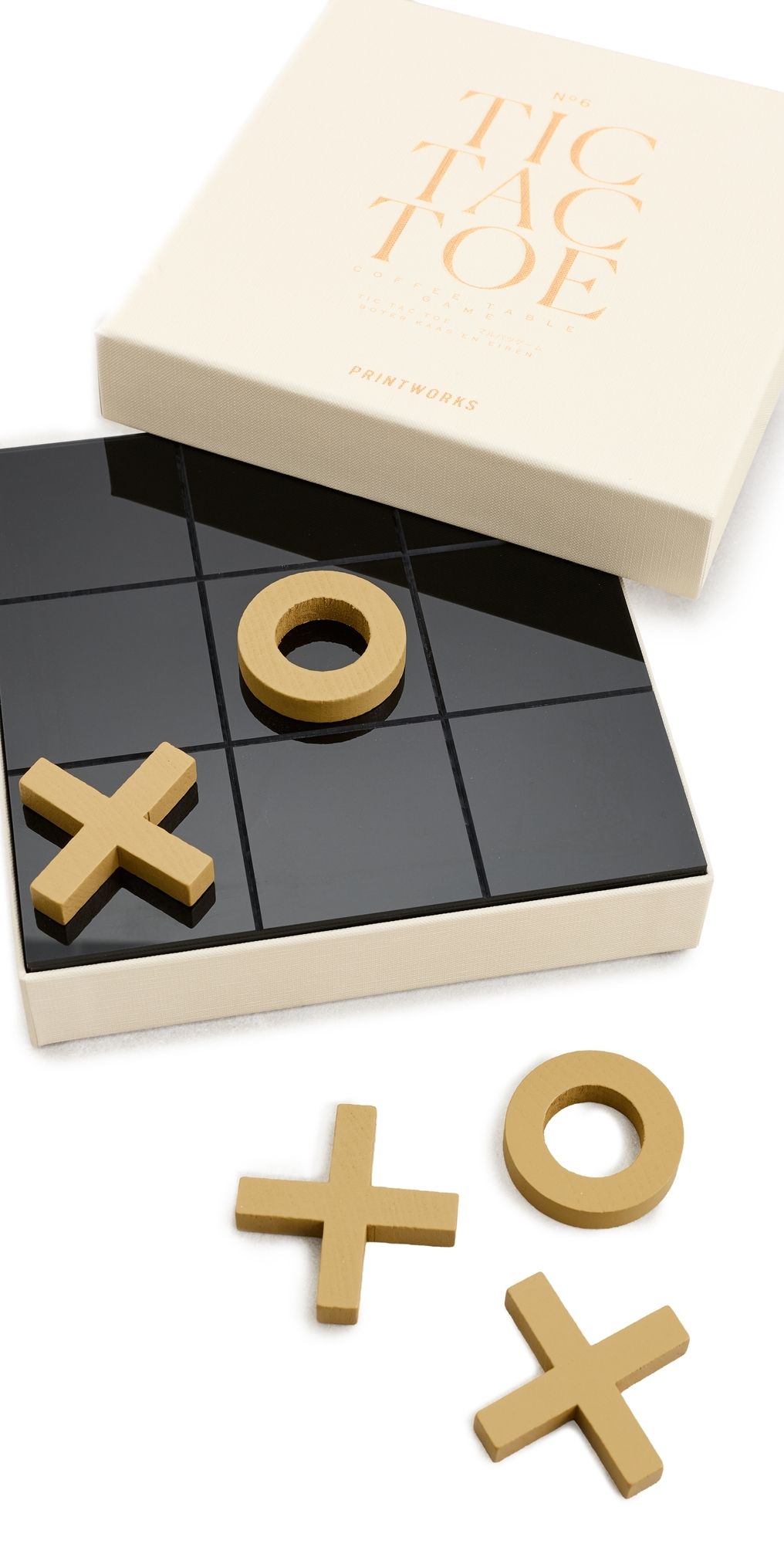 Printworks Tic Tac Toe Beige One Size