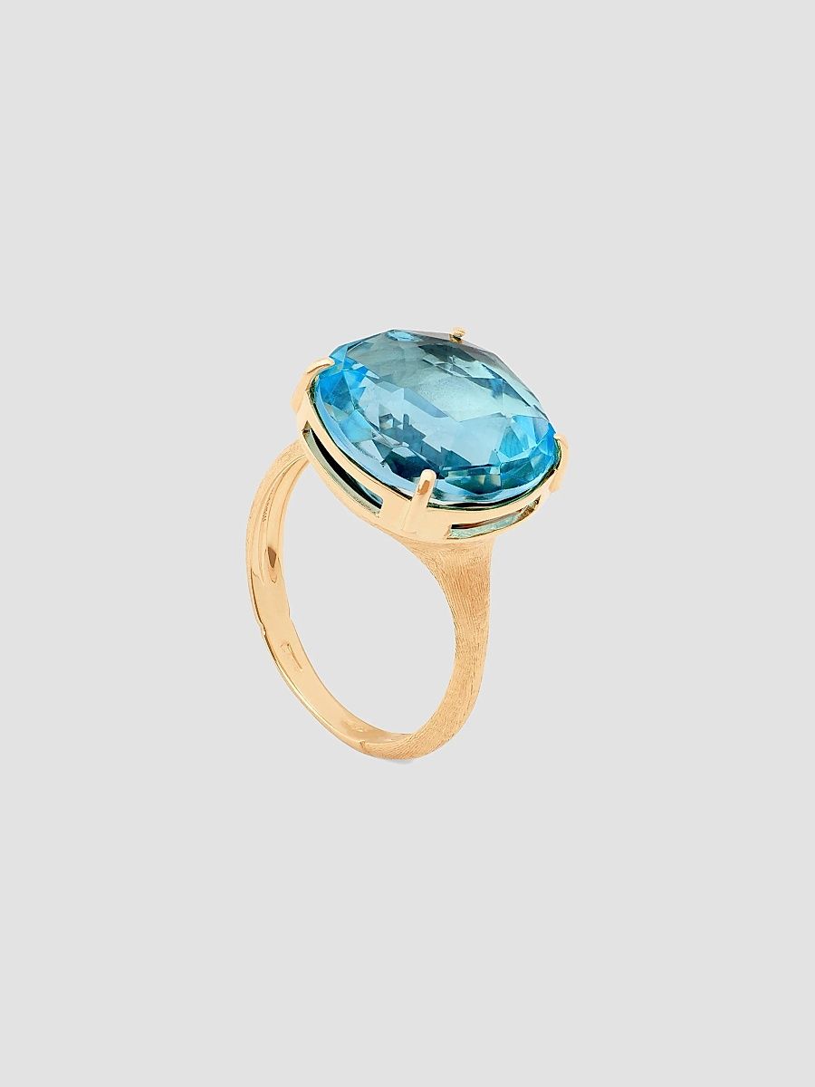Marco Bicego Women's Jaipur Color 18K Yellow Gold & Blue Topaz Ring - Yellow Gold - Size 7