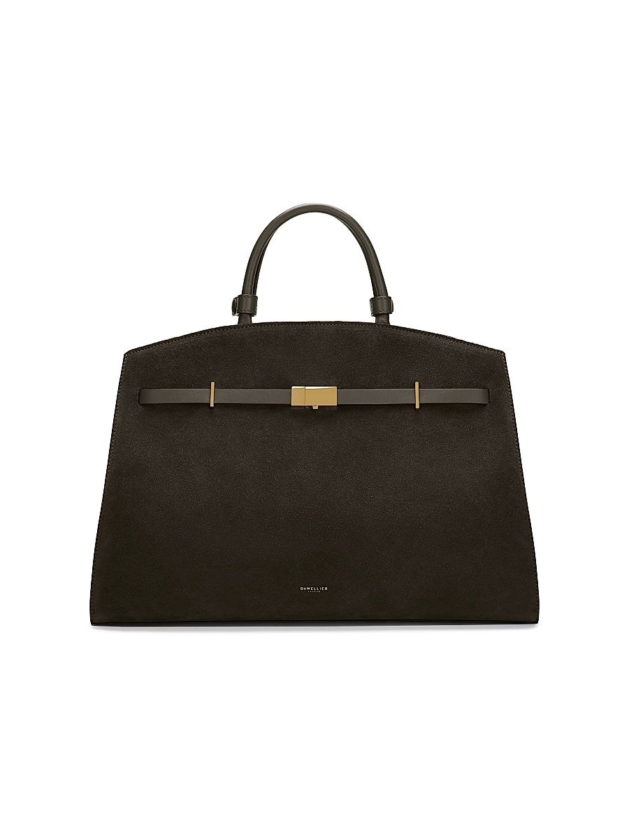 Women's Hudson Top Handle Suede Bag - Espresso