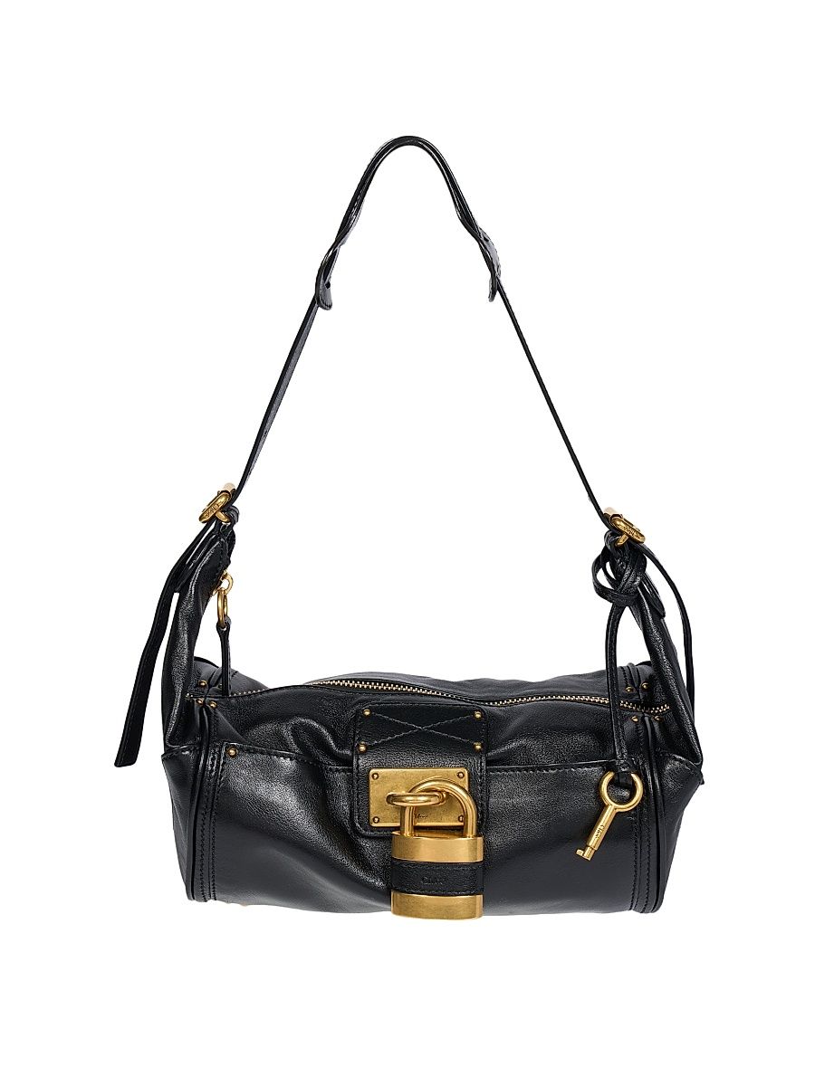 Women's Paddington Leather Shoulder Bag - Black