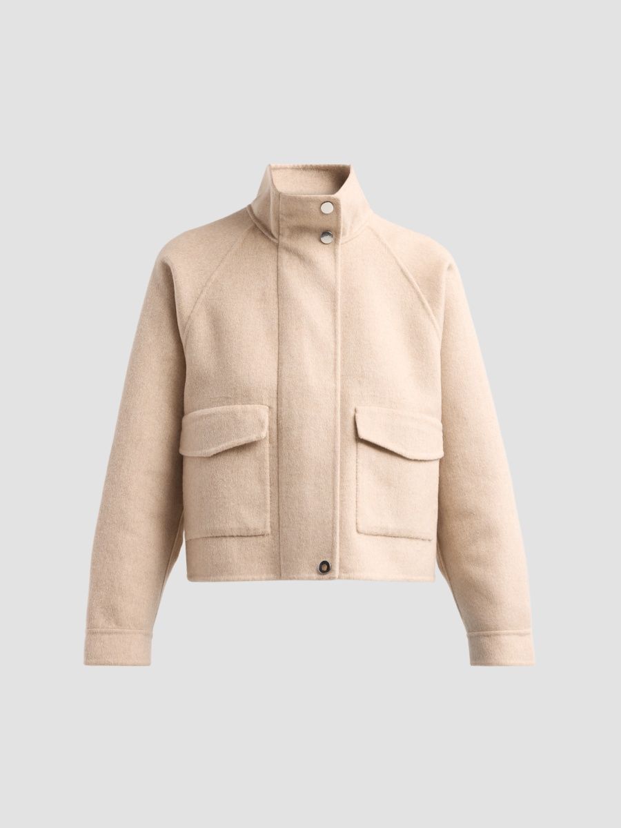 Elie Tahari Women's The Eden Wool-Blend Jacket - Oat - Size XS