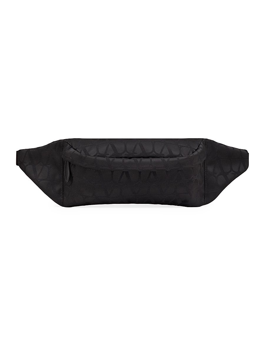 Men's Iconographe Nylon Belt Bag - Black
