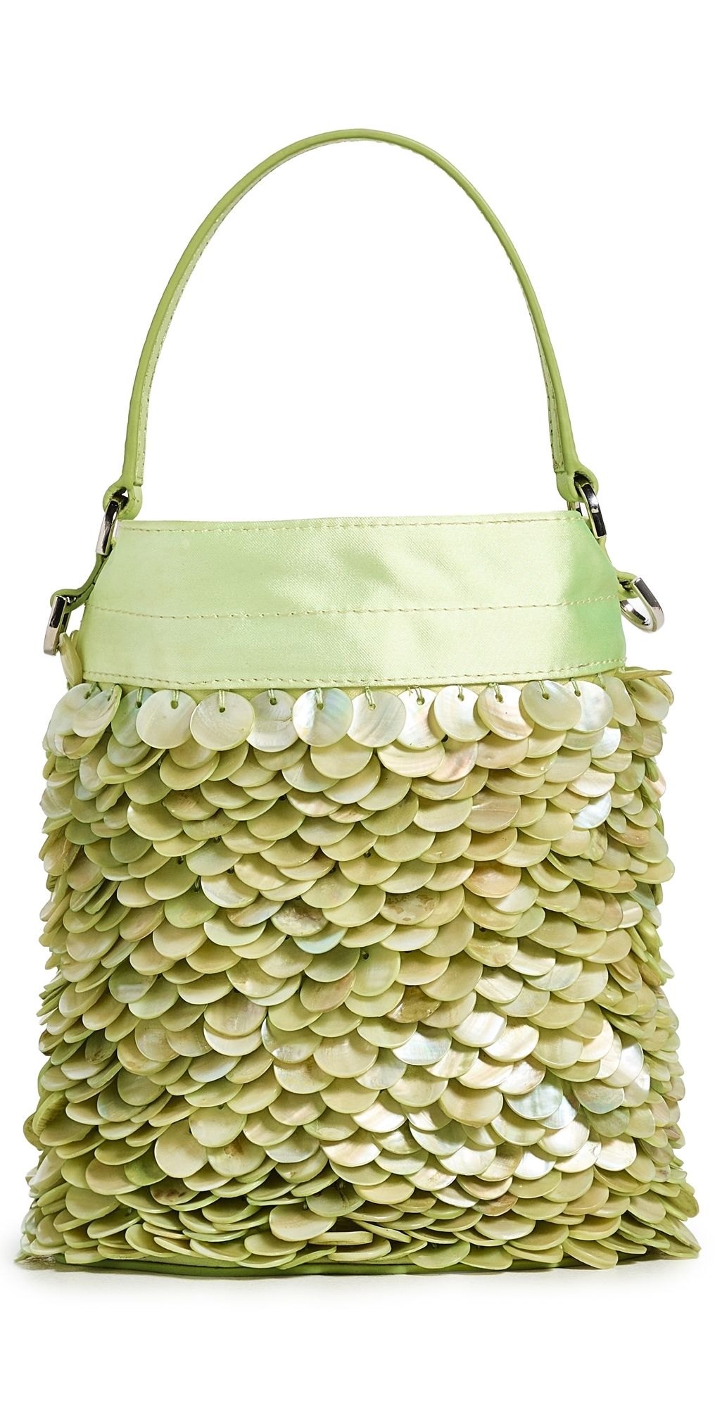 STAUD Lila Mini Bucket Bag Matcha One Size