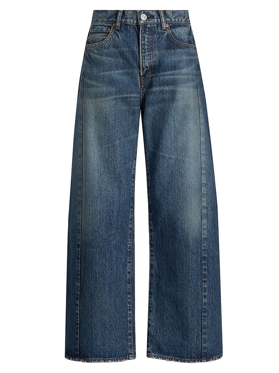 Women's Harlem Side Line Cocoon Jeans - Dark Blue - Size 29