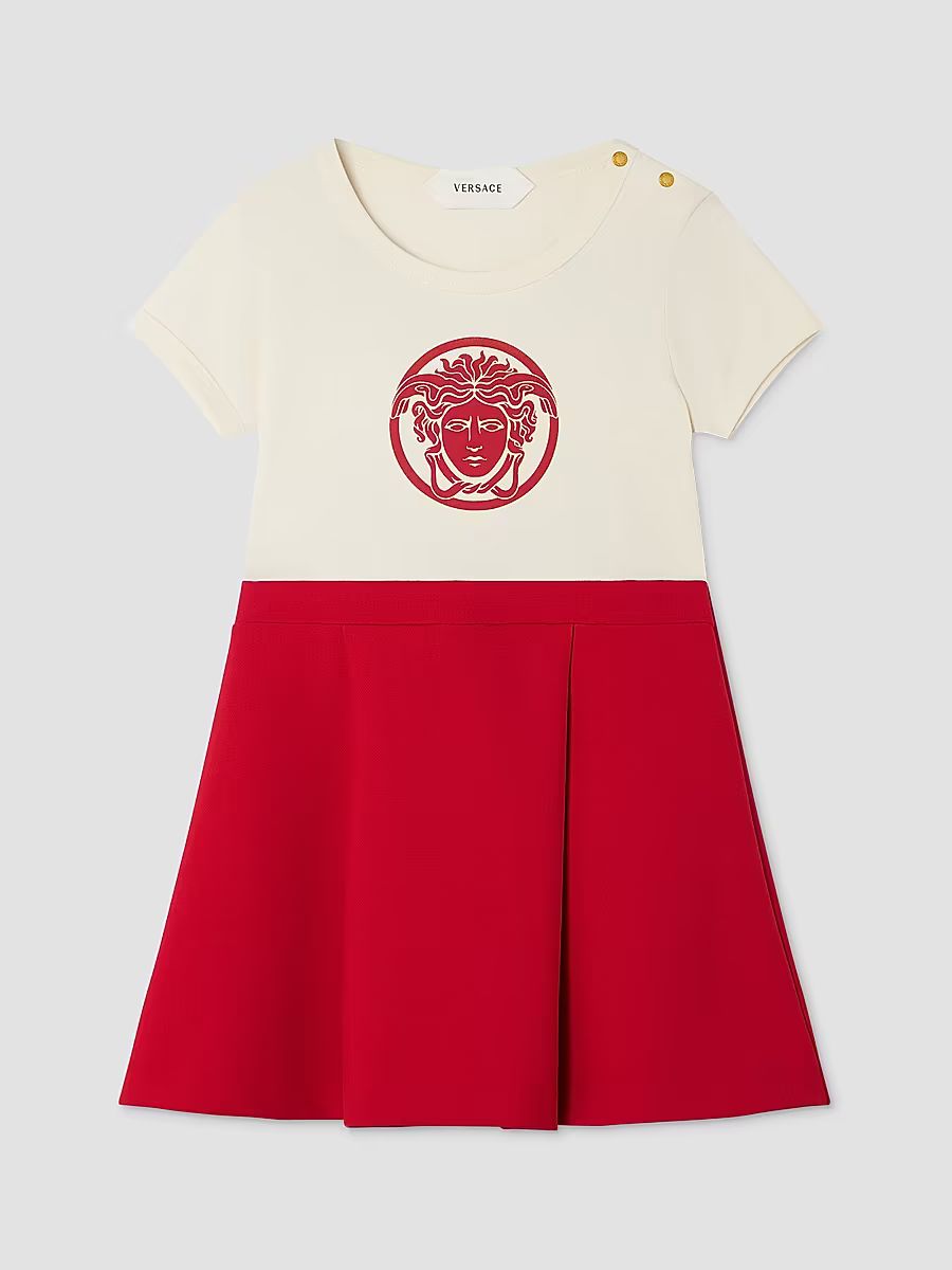 Baby Girl's & Little Girl's Colorblocked Cotton Jersey Dress - Cream - Size 3