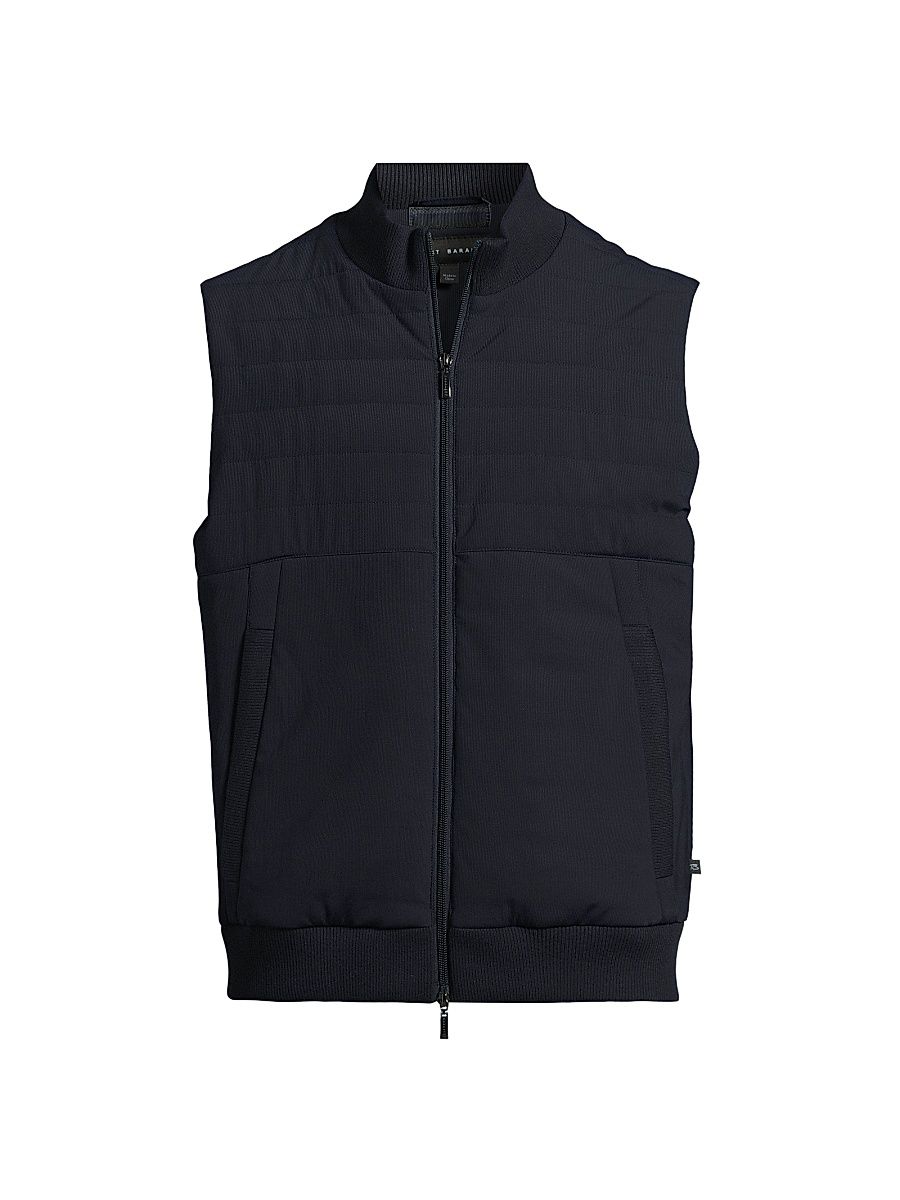 Men's Fremantle Quilted Vest - Navy - Size XXL
