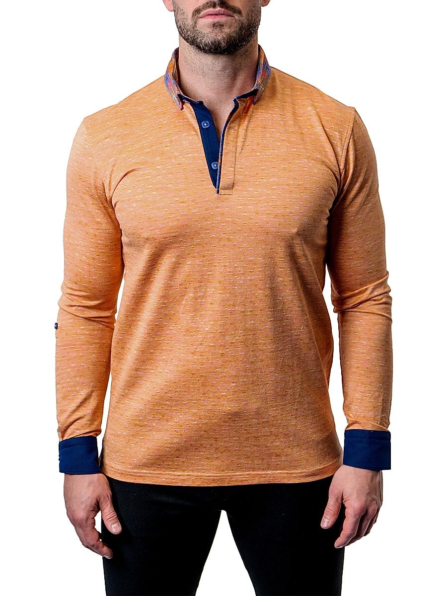 Men's Polos Newton T-Shirt - Orange - Size XXXXL