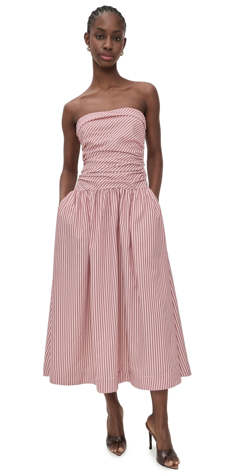 NIA Mulholland Dress Wine M