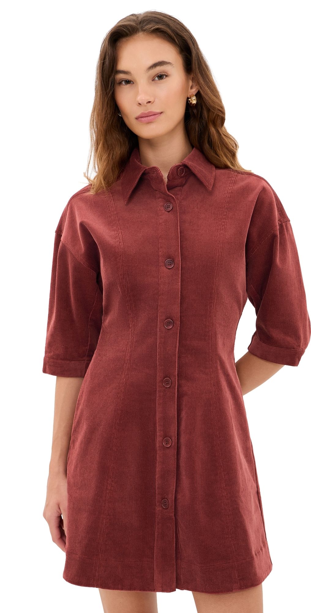 Apiece Apart Luz Mini Dress Cinnamon 2