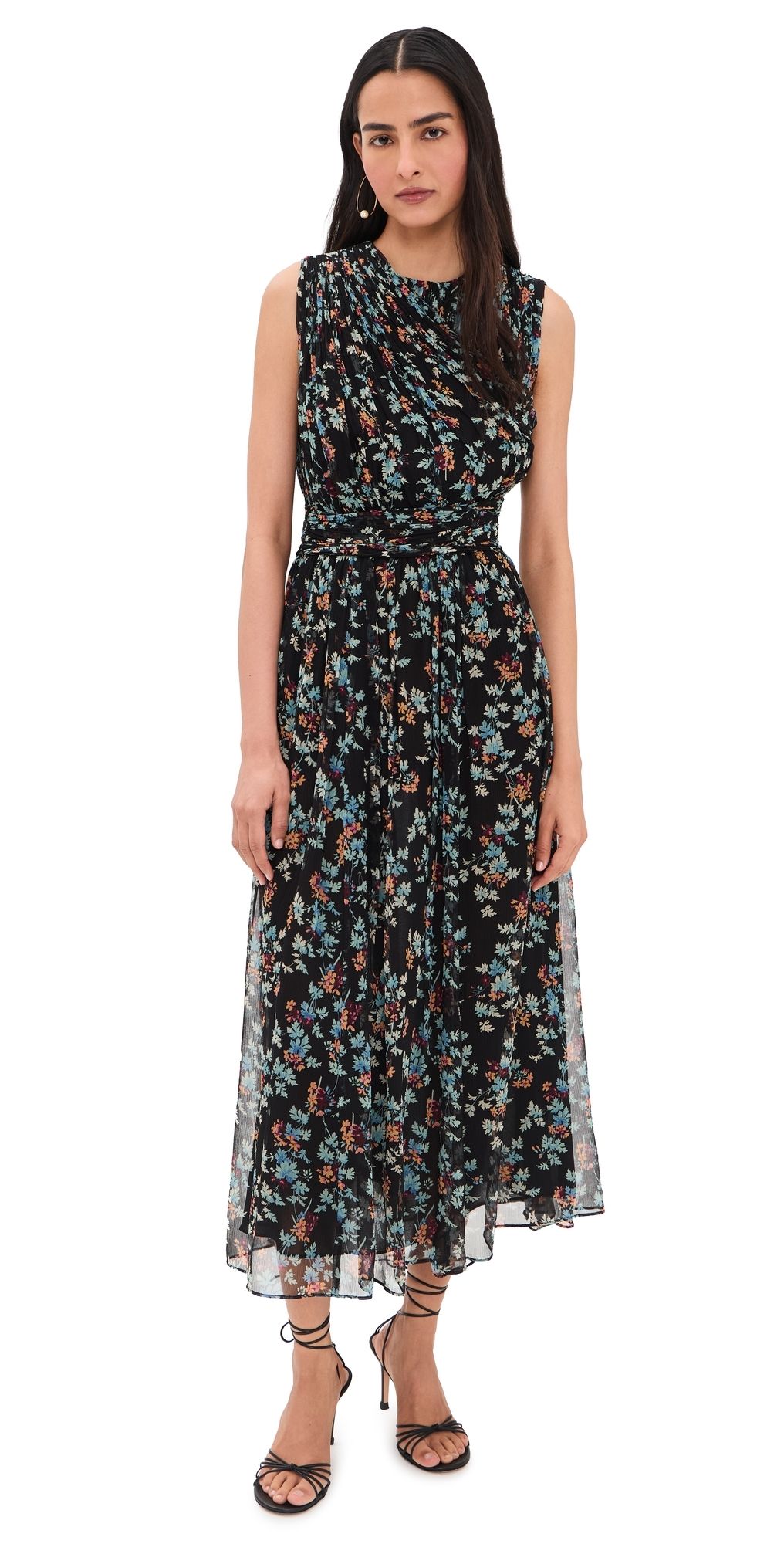 Ulla Johnson Celestina Silk Dress Nightshade 2
