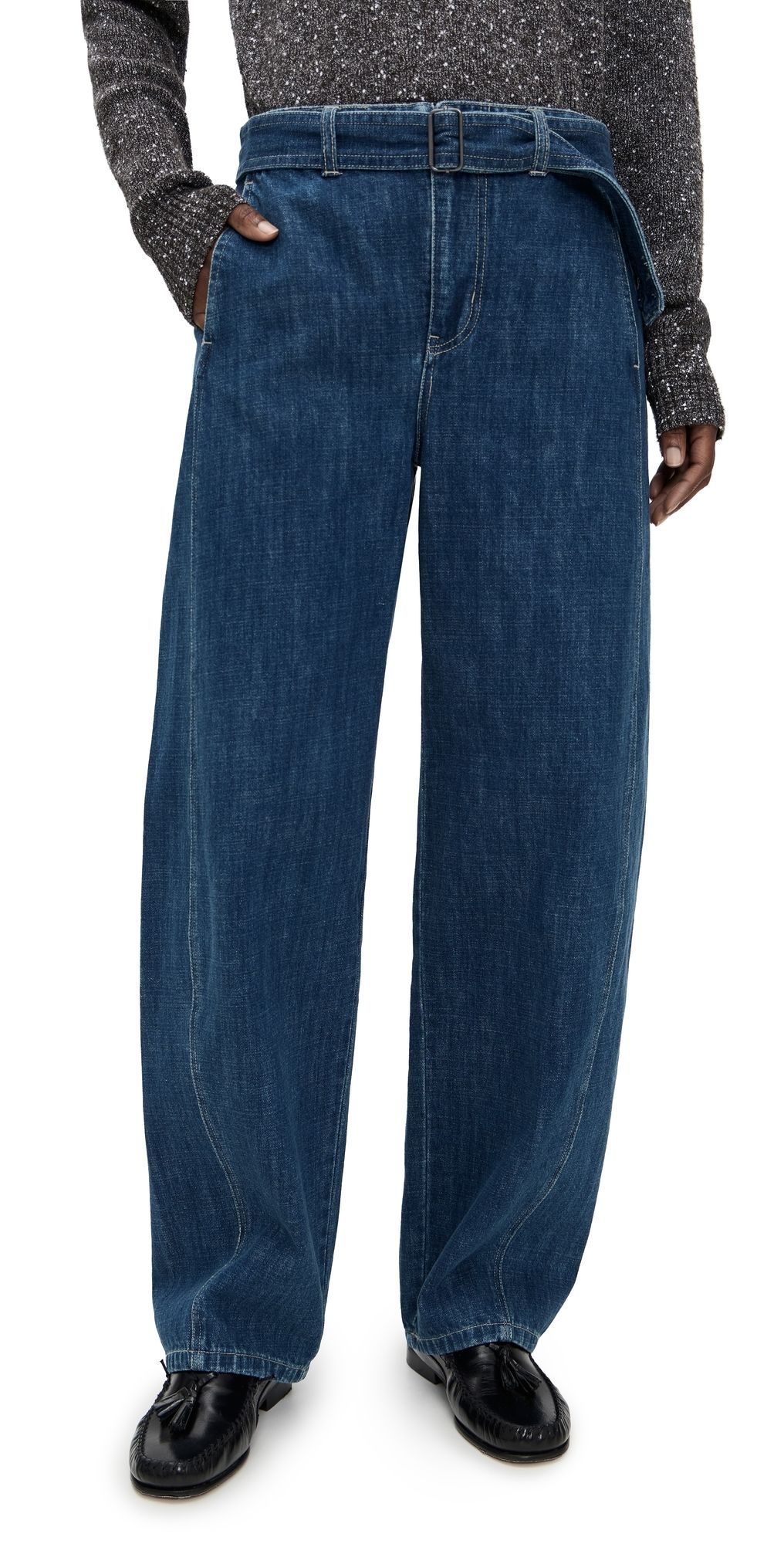 Alex Mill Ninth Street Pant In Crosshatch Denim Sapporo Wash 4