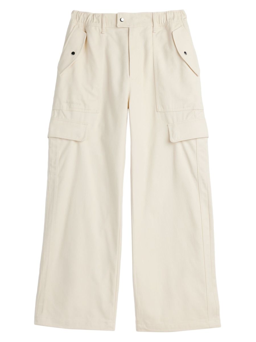 adidas Y-3 Men's adidas x Wales Bonner Cotton Cargo Pants - Wonder White - Size Medium