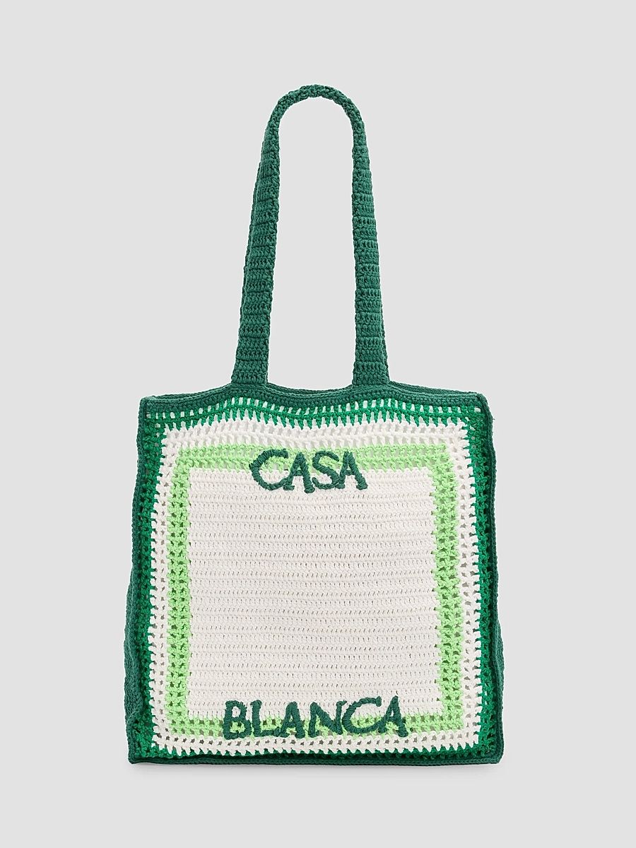 Casablanca Women's Crochet Cotton Tote - Cotton