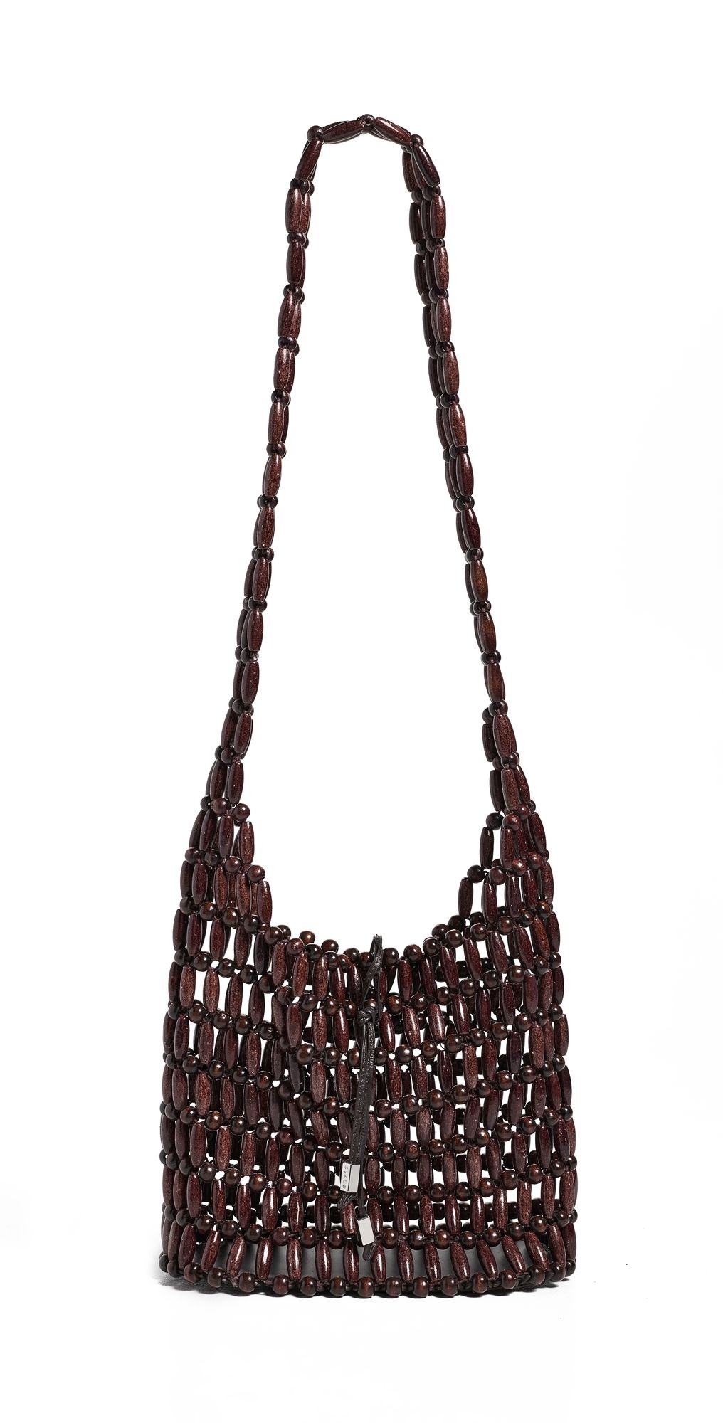 STAUD Coronado Bucket Bag WOOD BEADS One Size