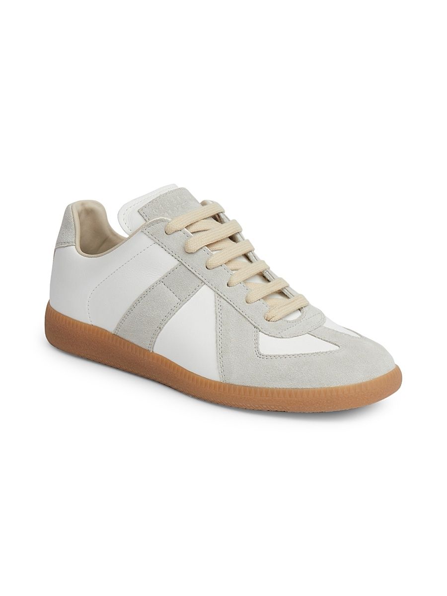 Women's Replica Low-Top Sneakers - Dirty White - Size 11