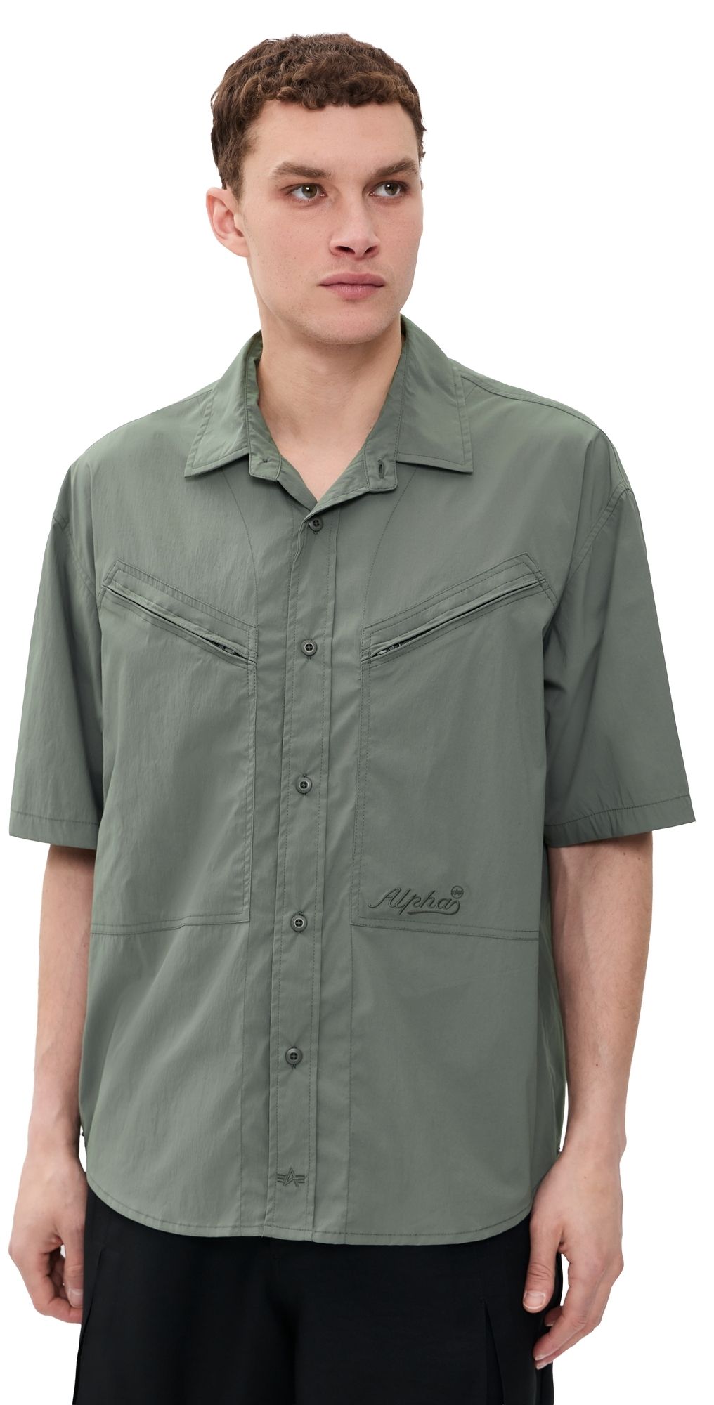 Alpha Industries CWU 27/P Relaxed Shirt Fied Grey M