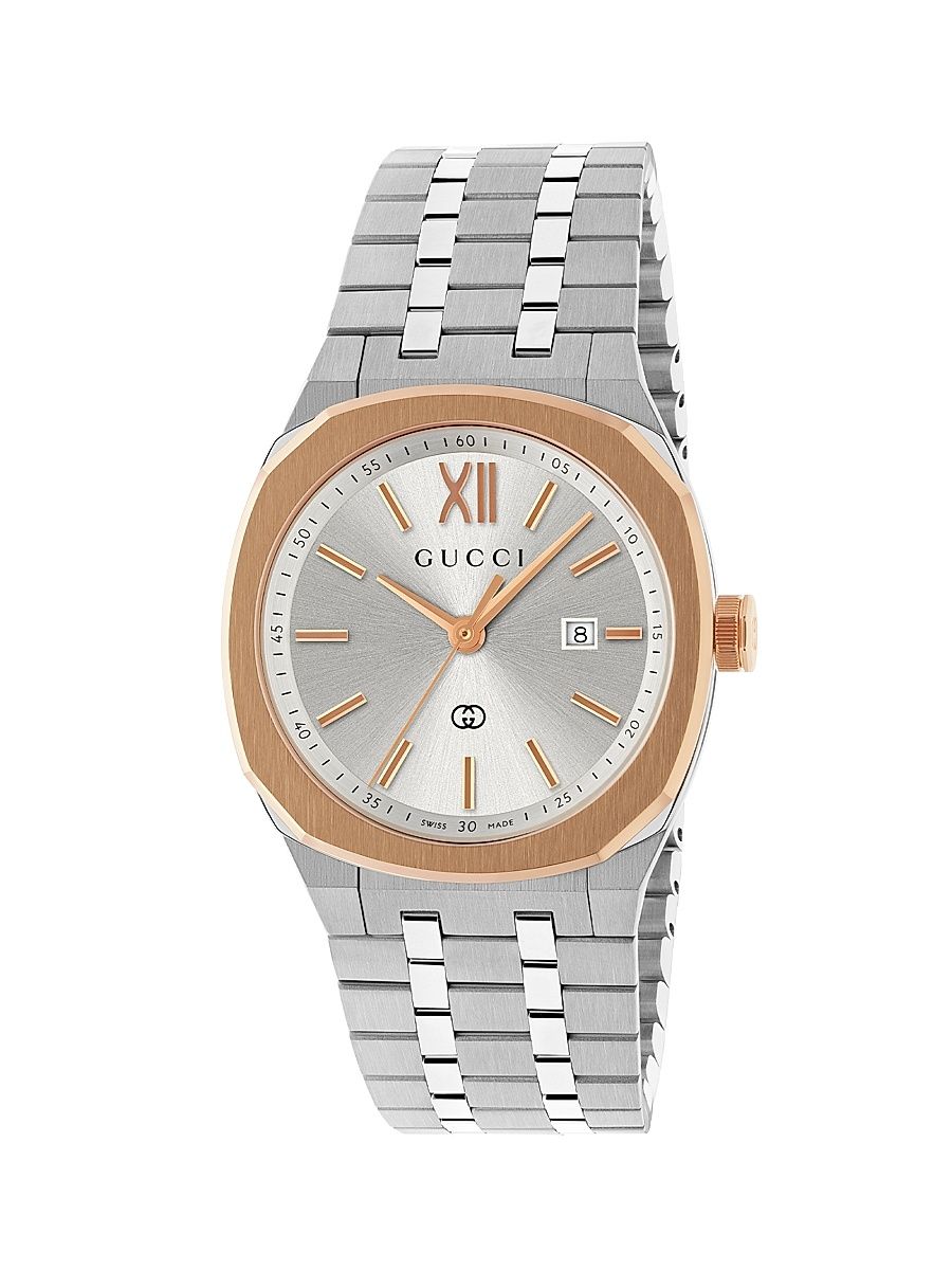 Men's Gucci 25H Stainless Steel Bracelet Watch/30MM - Steel