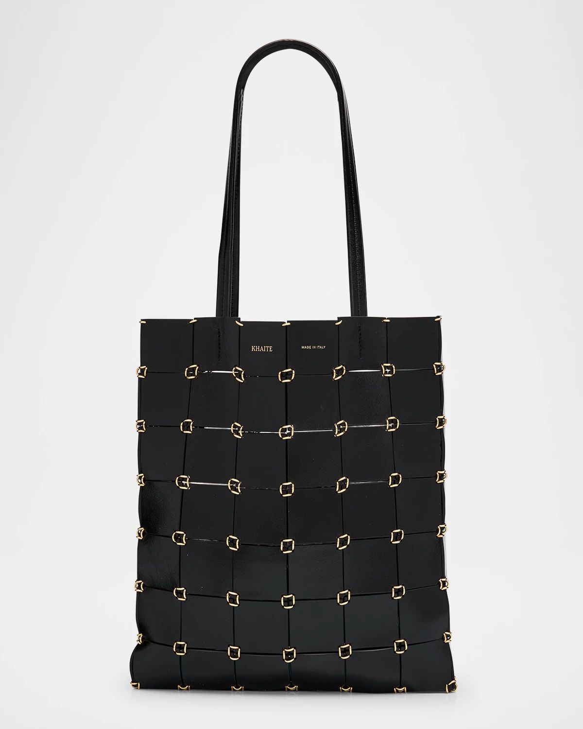 Emma Small Paneled Leather Tote Bag
