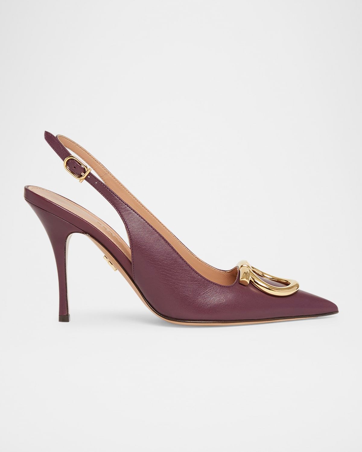 Sara 95mm Gancini Slingback Pumps