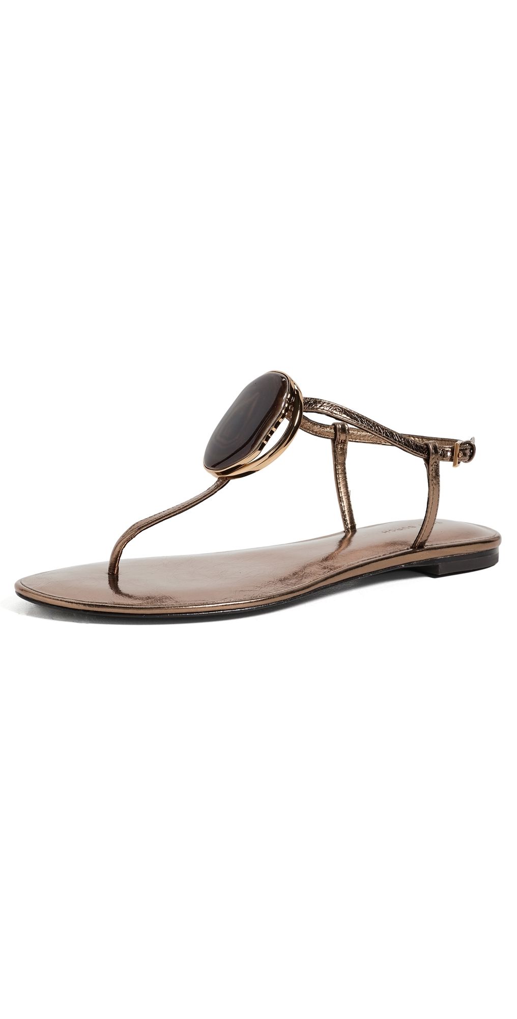 Tory Burch Patos Thong Sandals Copper Freeze 7.5