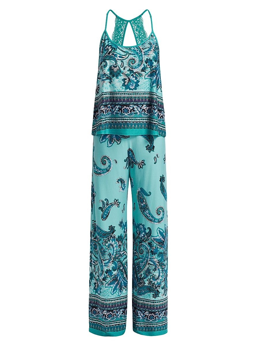 Women's Haven Cami Pajamas - Aqua - Size XL