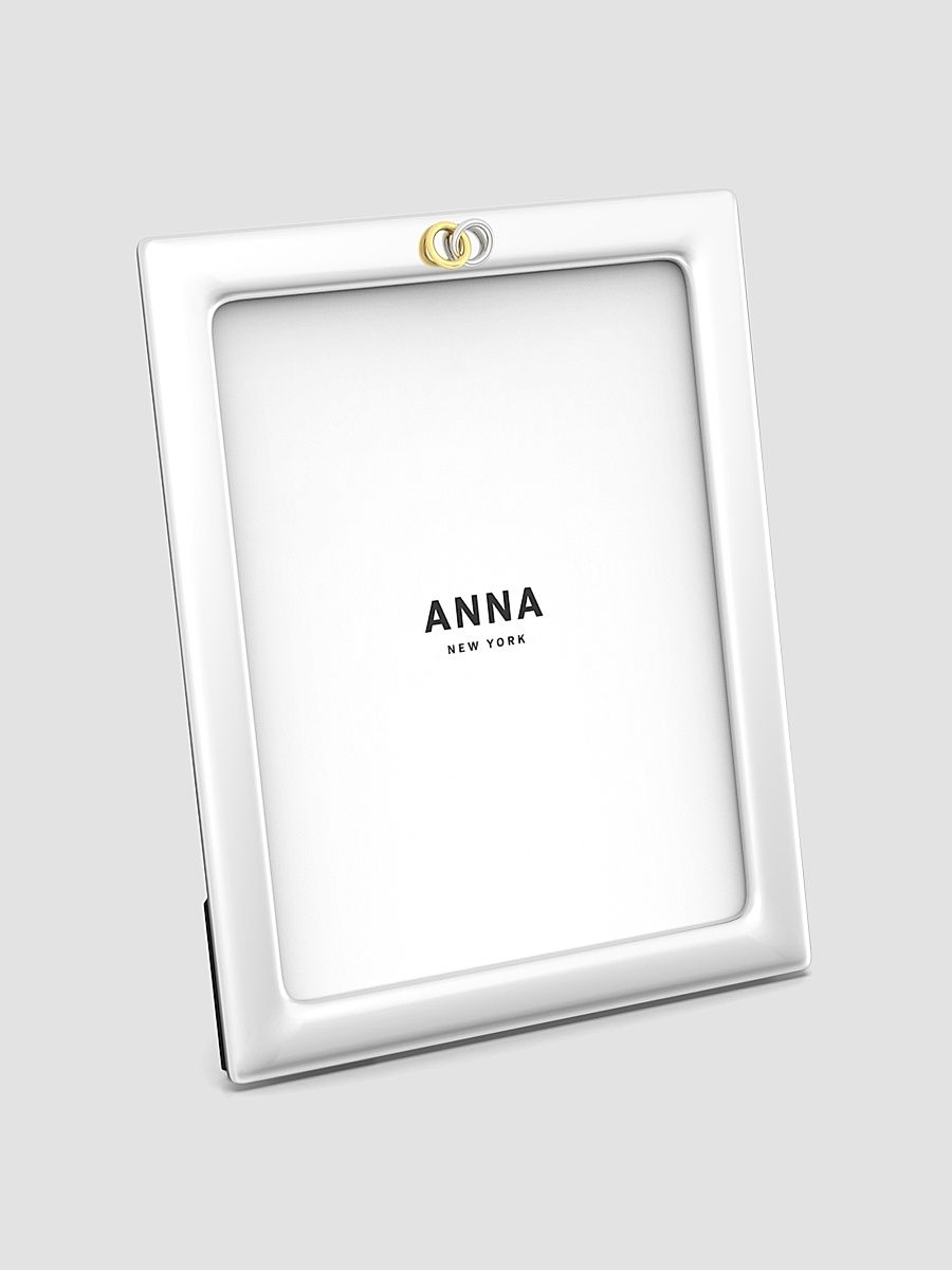 Ring Stainless Steel & Brass 8" x 10" Photo Frame - Silver Gold