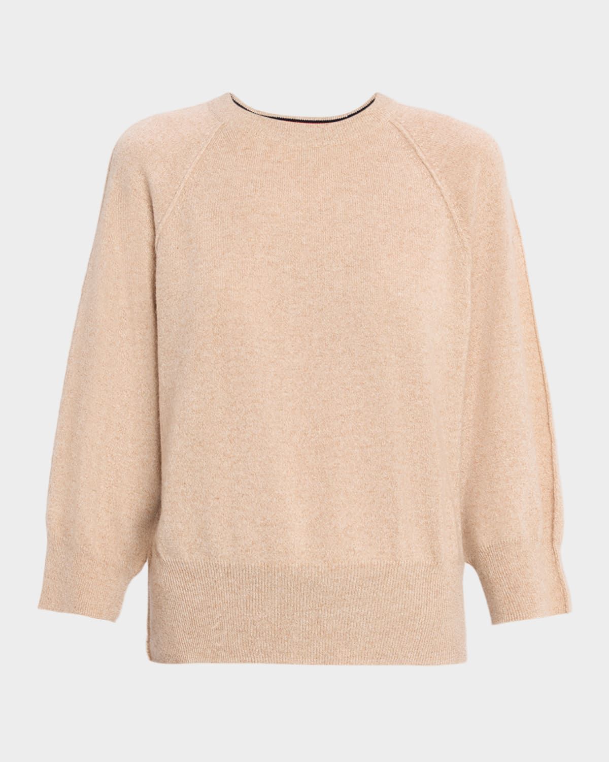 Raglan-Sleeve Cashmere Sweater
