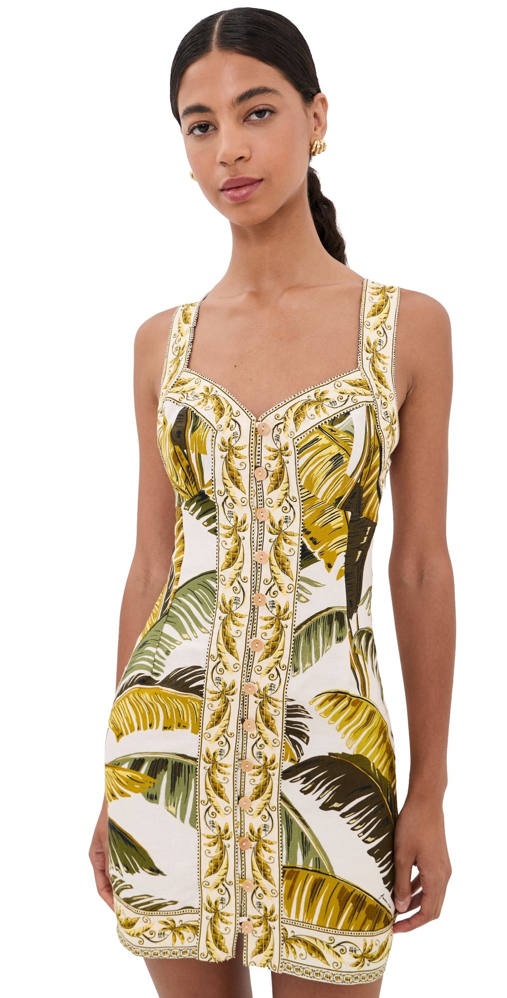 FARM Rio Trancoso Sand Mini Dress Trancoso Sand L