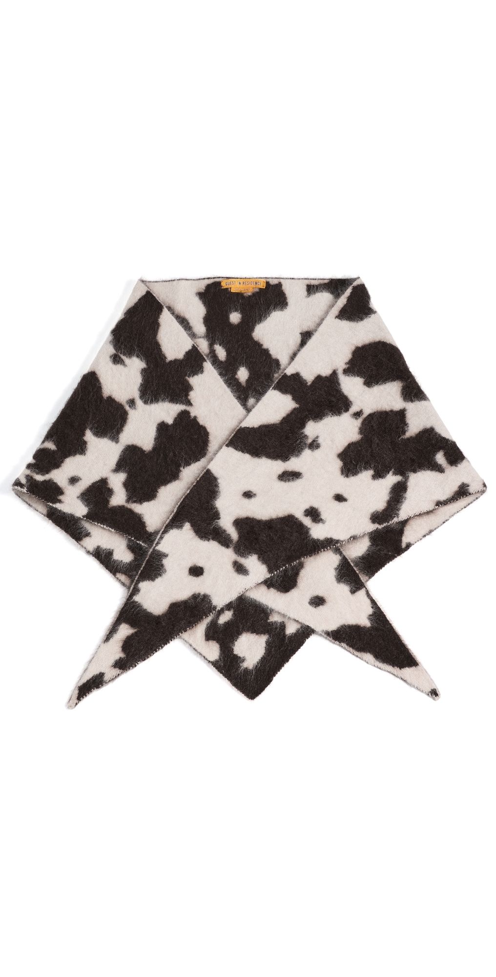 Guest in Residence Grizzly Cowhide Wild Rag OATMEAL/BURNT COCOA One Size