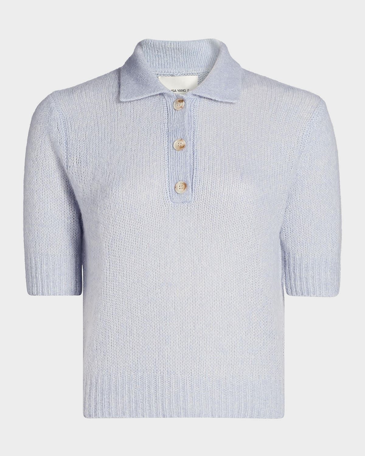 Masy Cashmere Silk Polo Sweater