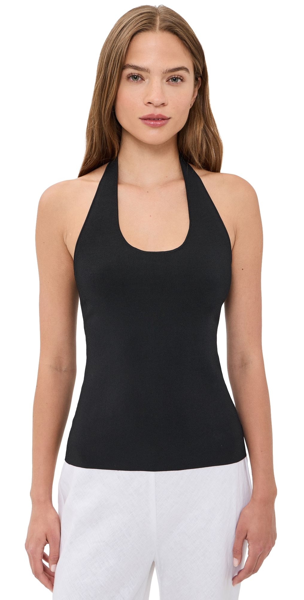 Theory Halter Tank Top black - 001 P