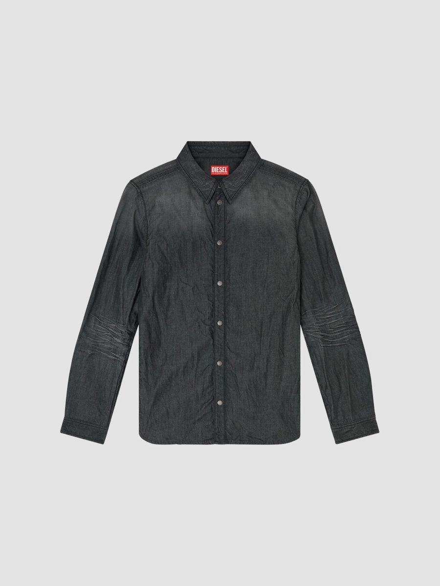 Diesel Men's Synar Denim Shirt - Black Denim - Size XL