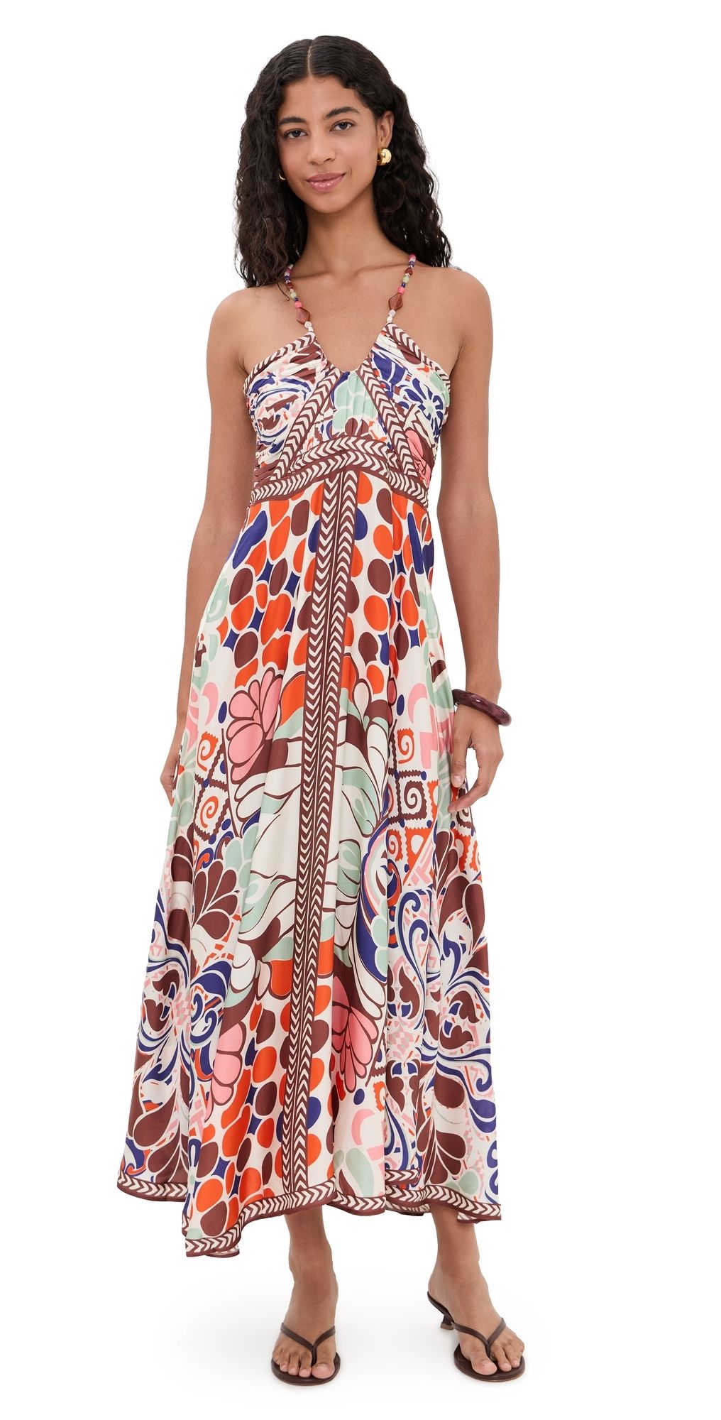 Carolina K Joyce Dress Punta Print XL