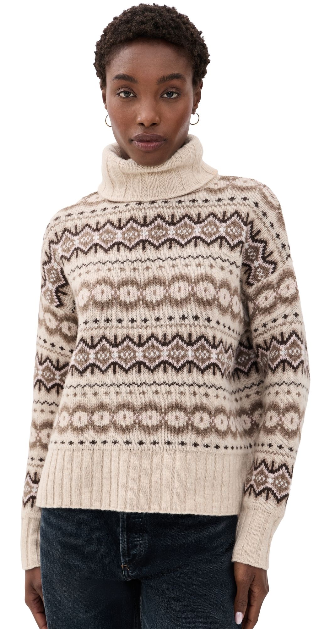 Barbour Helen Knit Sweater Birch Multi 12