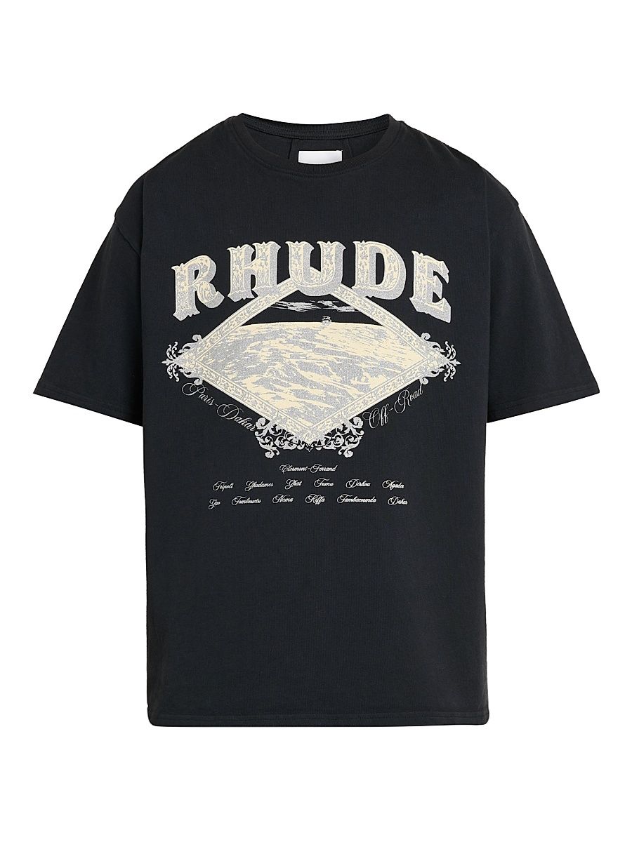 Men's Dakar Convoy T-Shirt - Vintage Black Silver - Size XS