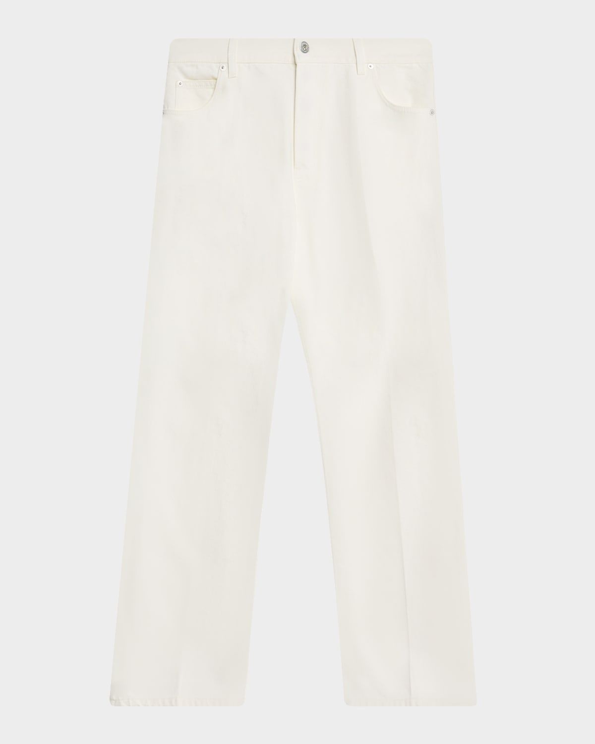 Men & apos;s Straight-Flare Denim Five-Pocket Pants