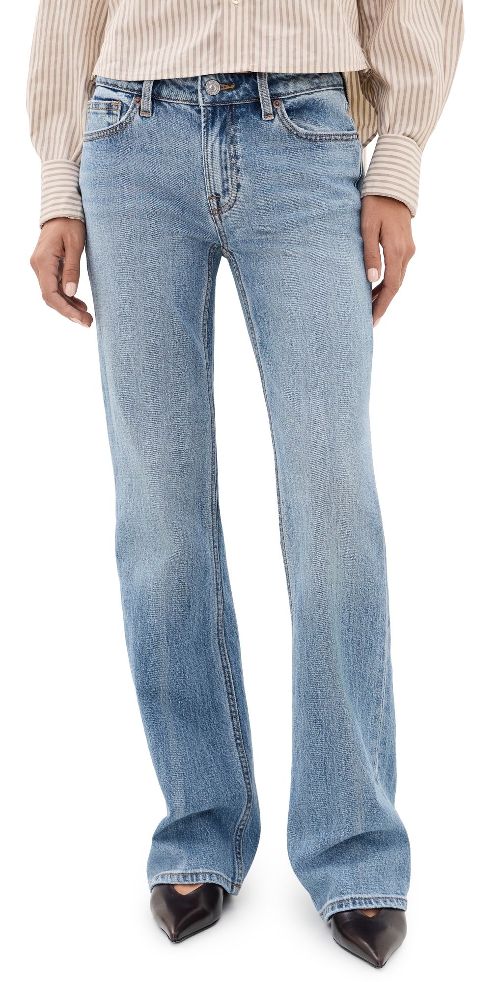 Good American Vintage Low Bootcut Jeans Indigo1320 8