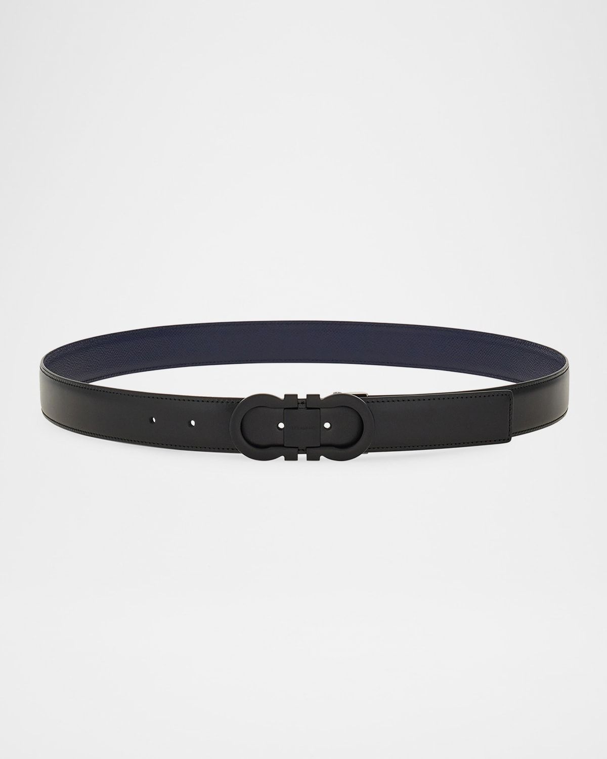 Men & apos;s Gancini-Buckle Double Adjustable Leather Belt