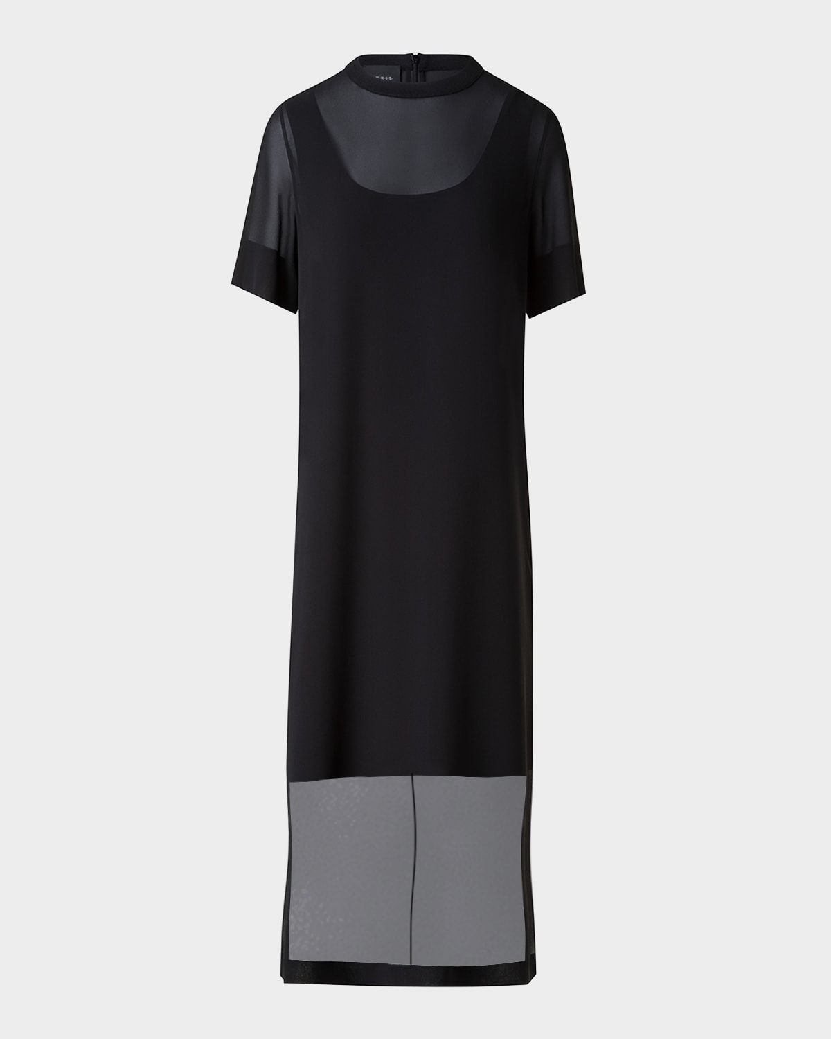 Silk Georgette Tunic Dress