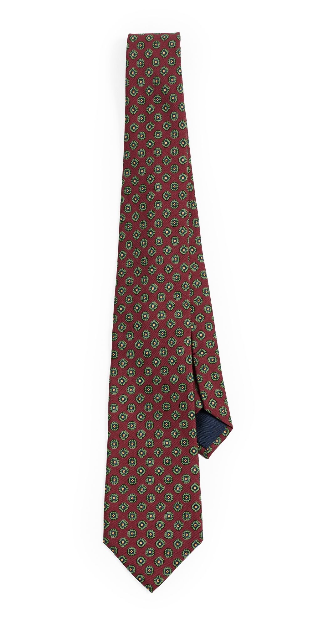 Polo Ralph Lauren Original Label Silk Foulard Neck Tie Wine One Size